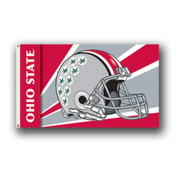 Ohio State Buckeyes 3X5 Horizontal Flag "Helmet"
